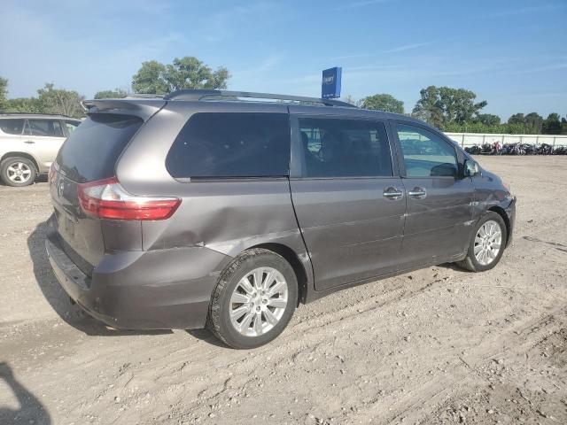 5TDDK3DC2FS094437 - 2015 TOYOTA SIENNA XLE GRAY photo 3