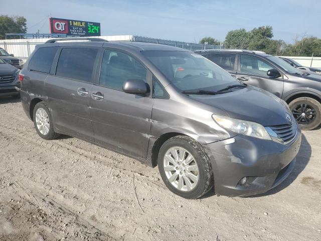 5TDDK3DC2FS094437 - 2015 TOYOTA SIENNA XLE GRAY photo 4
