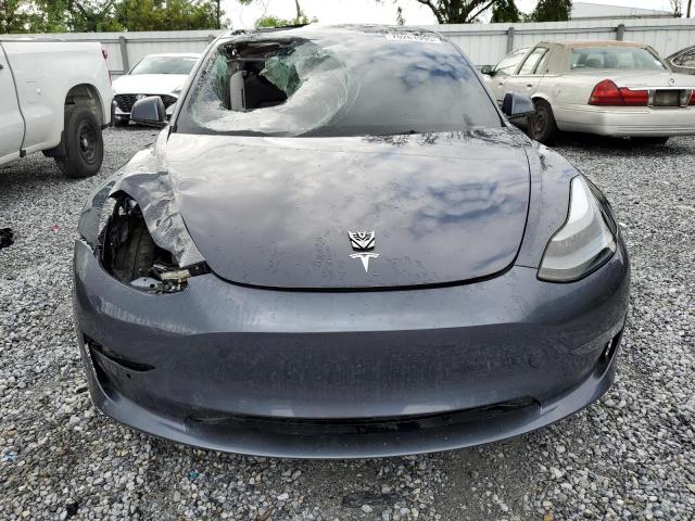 5YJ3E1EA9MF098216 - 2021 TESLA MODEL 3 GRAY photo 5