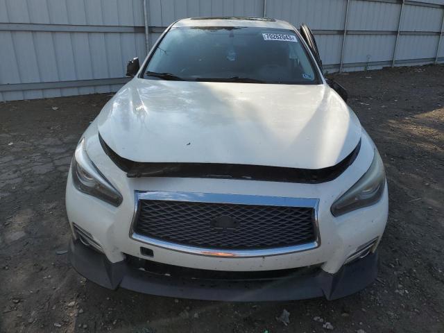 JN1BV7AP7FM355251 - 2015 INFINITI Q50 BASE WHITE photo 5