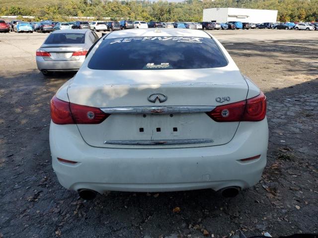 JN1BV7AP7FM355251 - 2015 INFINITI Q50 BASE WHITE photo 6