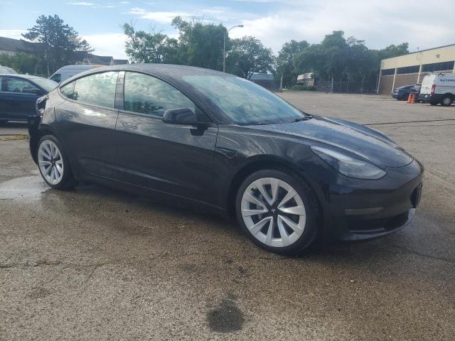5YJ3E1EA2NF290014 - 2022 TESLA MODEL 3 BLACK photo 4