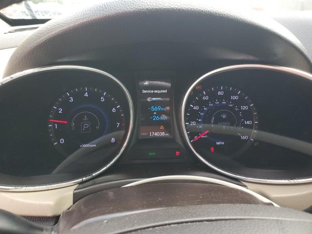 5XYZW3LA5DG052588 - 2013 HYUNDAI SANTA FE SPORT WHITE photo 9