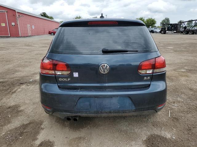 WVWDA7AJ4BW138896 - 2011 VOLKSWAGEN GOLF BLUE photo 6