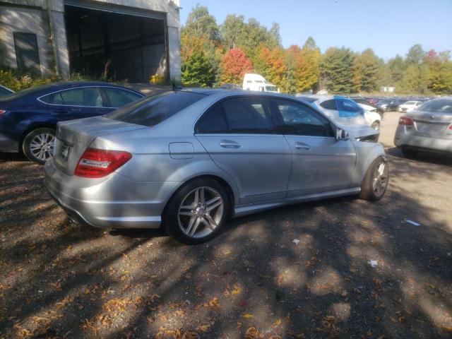 WDDGF8BB3CA703140 - 2012 MERCEDES-BENZ C 300 4MATIC SILVER photo 3