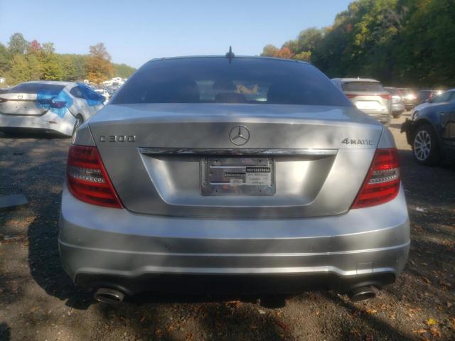 WDDGF8BB3CA703140 - 2012 MERCEDES-BENZ C 300 4MATIC SILVER photo 6