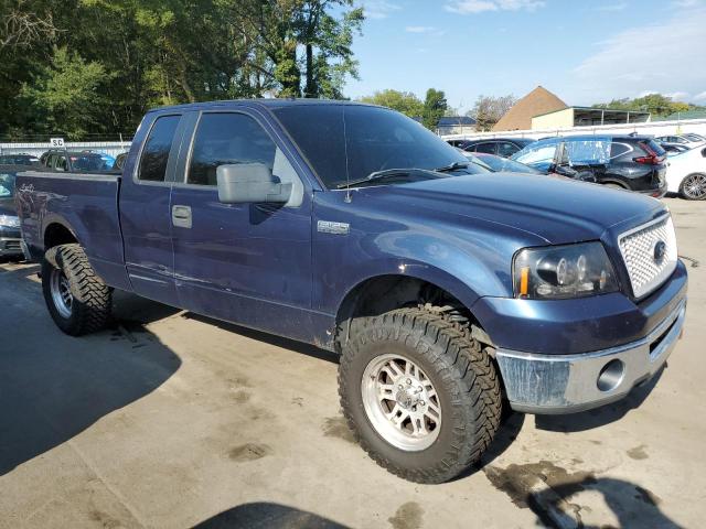 1FTPX14596NB04827 - 2006 FORD F150 BLUE photo 4