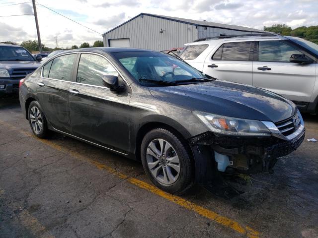 1HGCR2F3XDA212521 - 2013 HONDA ACCORD LX GRAY photo 4