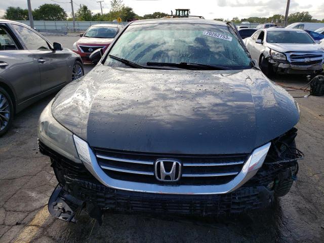 1HGCR2F3XDA212521 - 2013 HONDA ACCORD LX GRAY photo 5