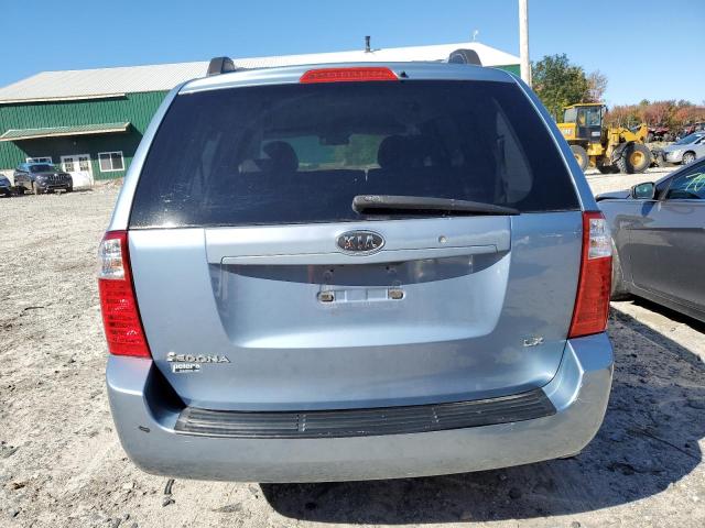 KNDMB233866068310 - 2006 KIA SEDONA EX BLUE photo 6