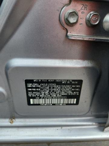 JF2GPABC8G9301033 - 2016 SUBARU CROSSTREK PREMIUM SILVER photo 13