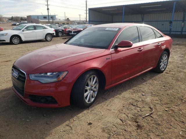 WAUHGAFC8EN026665 - 2014 AUDI A6 PRESTIGE წითელი ფოტო 1
