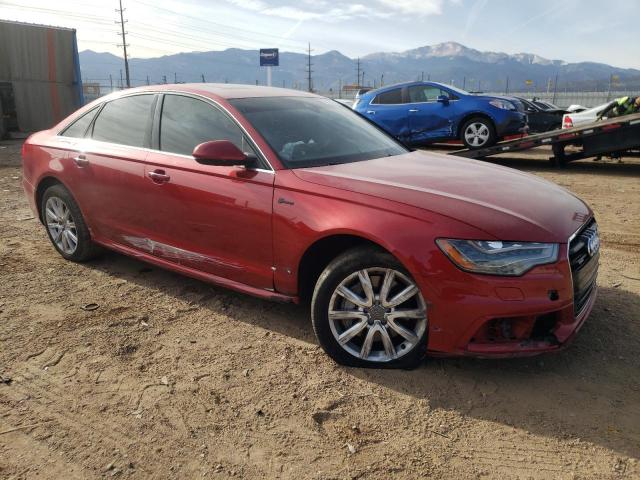 WAUHGAFC8EN026665 - 2014 AUDI A6 PRESTIGE წითელი ფოტო 4