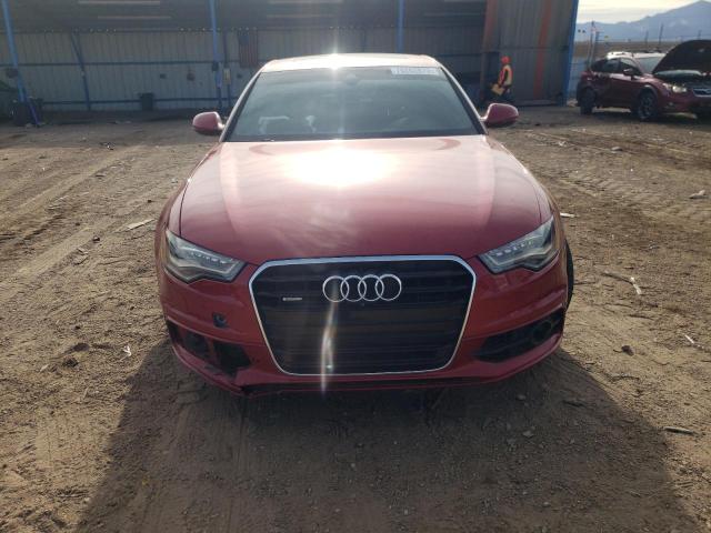 WAUHGAFC8EN026665 - 2014 AUDI A6 PRESTIGE წითელი ფოტო 5