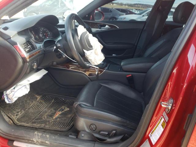 WAUHGAFC8EN026665 - 2014 AUDI A6 PRESTIGE წითელი ფოტო 7