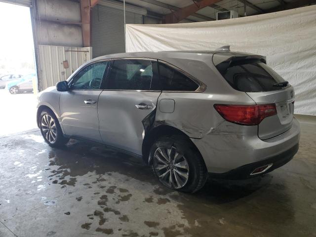 5FRYD4H66GB033621 - 2016 ACURA MDX TECHNOLOGY SILVER photo 2