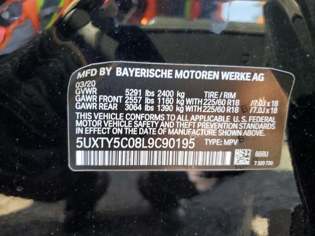 5UXTY5C08L9C90195 - 2020 BMW X3 XDRIVE30I BLACK photo 13