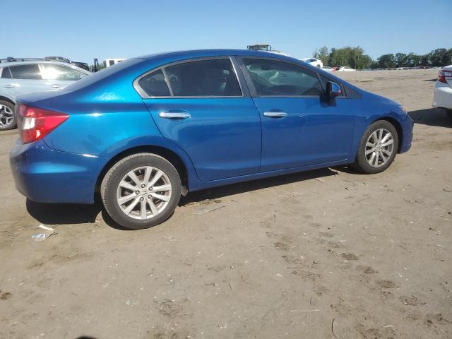 19XFB2F83CE335360 - 2012 HONDA CIVIC EX BLUE photo 3