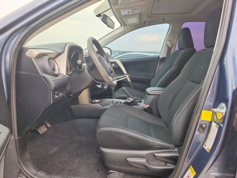 2T3WFREV1EW076539 - 2014 TOYOTA RAV4 XLE BLUE photo 7