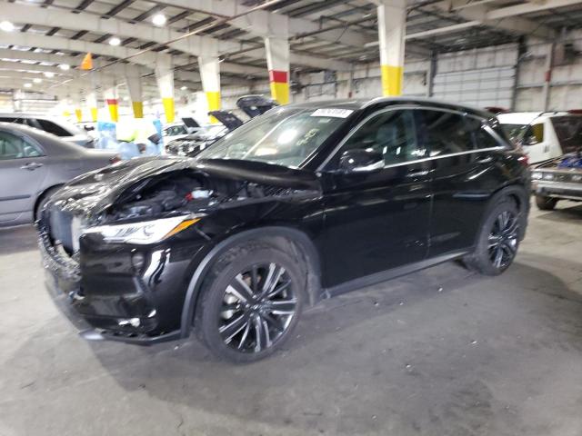 3PCAJ5BB7MF114663 - 2021 INFINITI QX50 LUXE BLACK photo 1