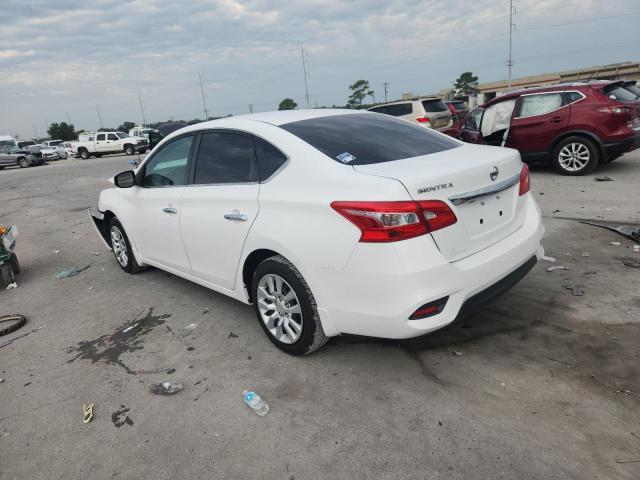 3N1AB7AP8KY426274 - 2019 NISSAN SENTRA S WHITE photo 2