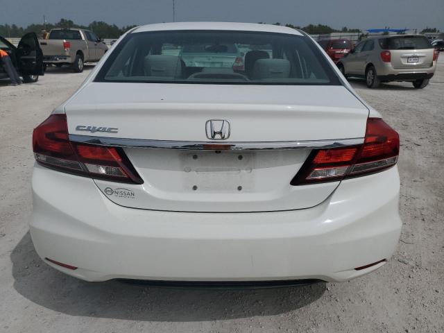 19XFB2F76FE112841 - 2015 HONDA CIVIC SE WHITE photo 6