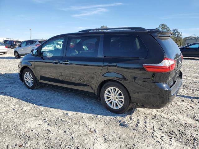 5TDYK3DC5FS596361 - 2015 TOYOTA SIENNA XLE BLACK photo 2