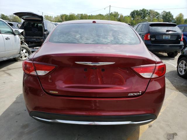 1C3CCCABXFN718404 - 2015 CHRYSLER 200 LIMITED BURGUNDY photo 6