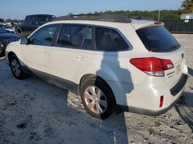 4S4BRCKC1B3367882 - 2011 SUBARU OUTBACK 2.5I LIMITED WHITE photo 2