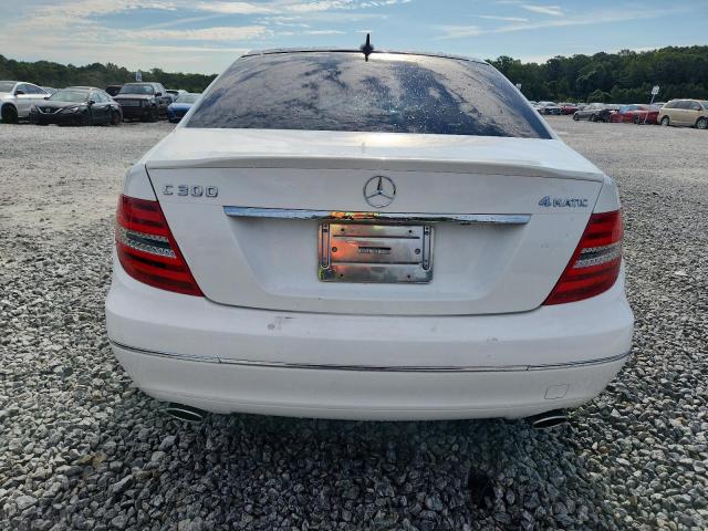 WDDGF8AB5DR295972 - 2013 MERCEDES-BENZ C 300 4MATIC WHITE photo 6