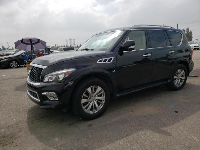 JN8AZ2NEXF9084475 - 2015 INFINITI QX80 BLACK photo 1