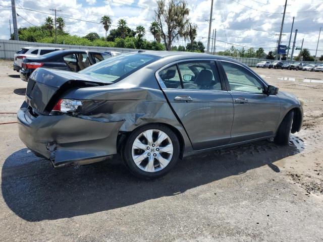 1HGCP26829A192922 - 2009 HONDA ACCORD EXL GRAY photo 3