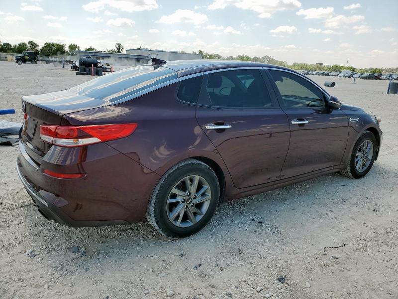 5XXGT4L3XKG363409 - 2019 KIA OPTIMA LX Tünd qırmızı foto 3
