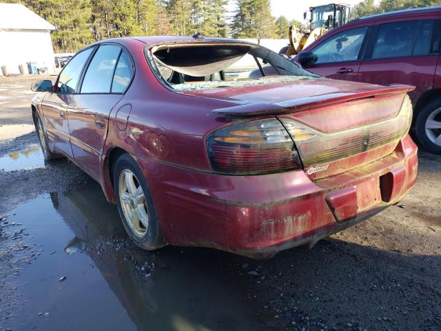 1G2HY52K834152956 - 2003 PONTIAC BONNEVILLE SLE BURGUNDY photo 2