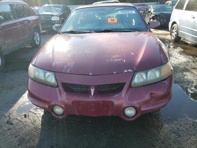 1G2HY52K834152956 - 2003 PONTIAC BONNEVILLE SLE BURGUNDY photo 5