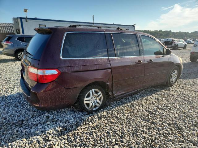 5FNRL38477B095000 - 2007 HONDA ODYSSEY EX BURGUNDY photo 3