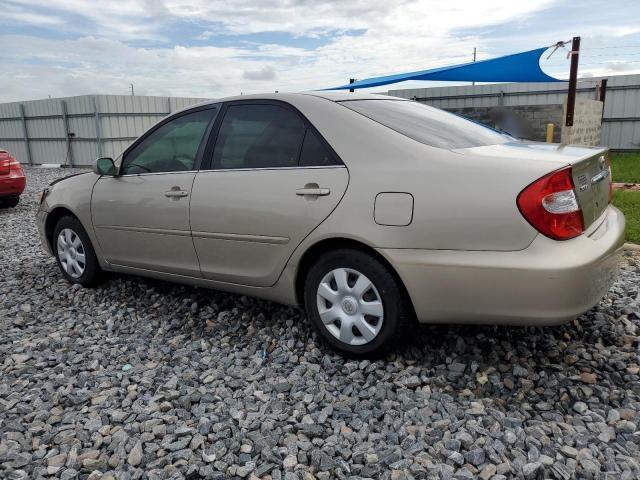 4T1BE32K03U704461 - 2003 TOYOTA CAMRY LE BEIGE photo 2