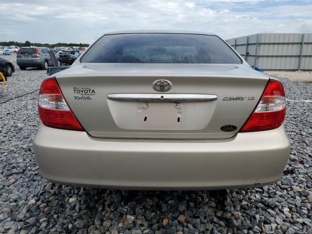 4T1BE32K03U704461 - 2003 TOYOTA CAMRY LE BEIGE photo 6