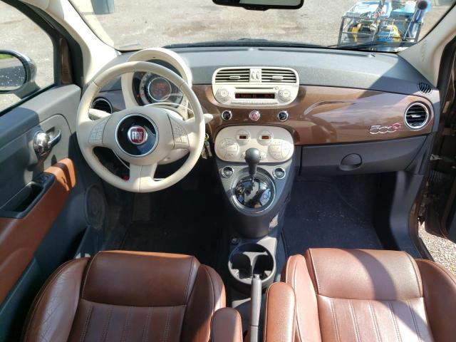 3C3CFFERXET195190 - 2014 FIAT 500 LOUNGE BROWN photo 8