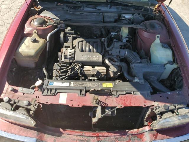 1G4CW53L1P1622105 - 1993 BUICK PARK AVENU MAROON photo 11