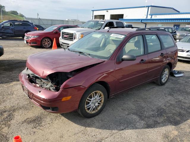 1FAFP36N06W102517 - 2006 FORD FOCUS ZXW MAROON photo 1