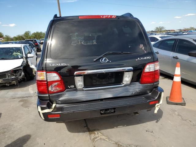 JTJHT00W753551754 - 2005 LEXUS LX 470 BLACK photo 6