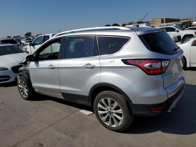 1FMCU0J98HUE14593 - 2017 FORD ESCAPE TITANIUM SILVER photo 2