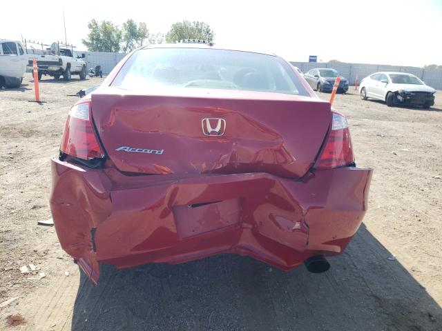 1HGCS128X9A017946 - 2009 HONDA ACCORD EXL RED photo 6