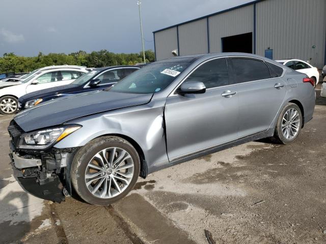 KMHGN4JE7FU089600 - 2015 HYUNDAI GENESIS 3.8L GRAY photo 1