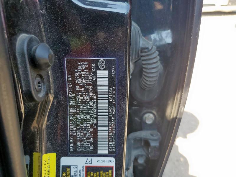 4T1BF1FK6FU943402 - 2015 TOYOTA CAMRY LE BLACK photo 12