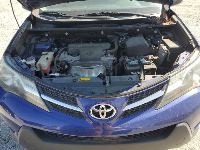 2T3ZFREVXEW097354 - 2014 TOYOTA RAV4 LE BLUE photo 12