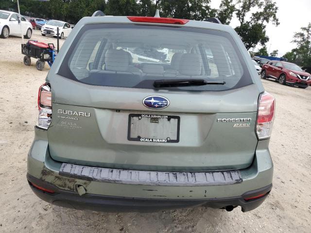 JF2SJABC1HH596253 - 2017 SUBARU FORESTER 2.5I GREEN photo 6