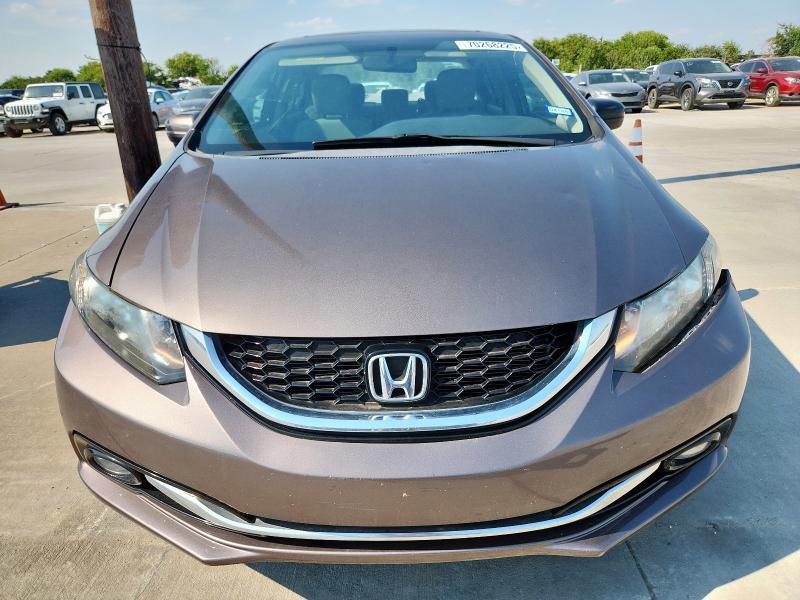 2HGFB2F98FH537310 - 2015 HONDA CIVIC EXL BROWN photo 5