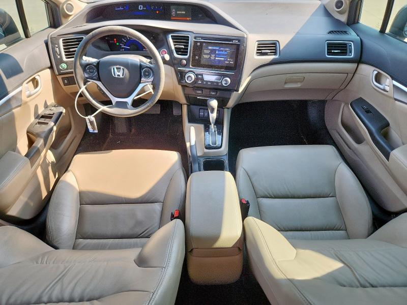 2HGFB2F98FH537310 - 2015 HONDA CIVIC EXL BROWN photo 8
